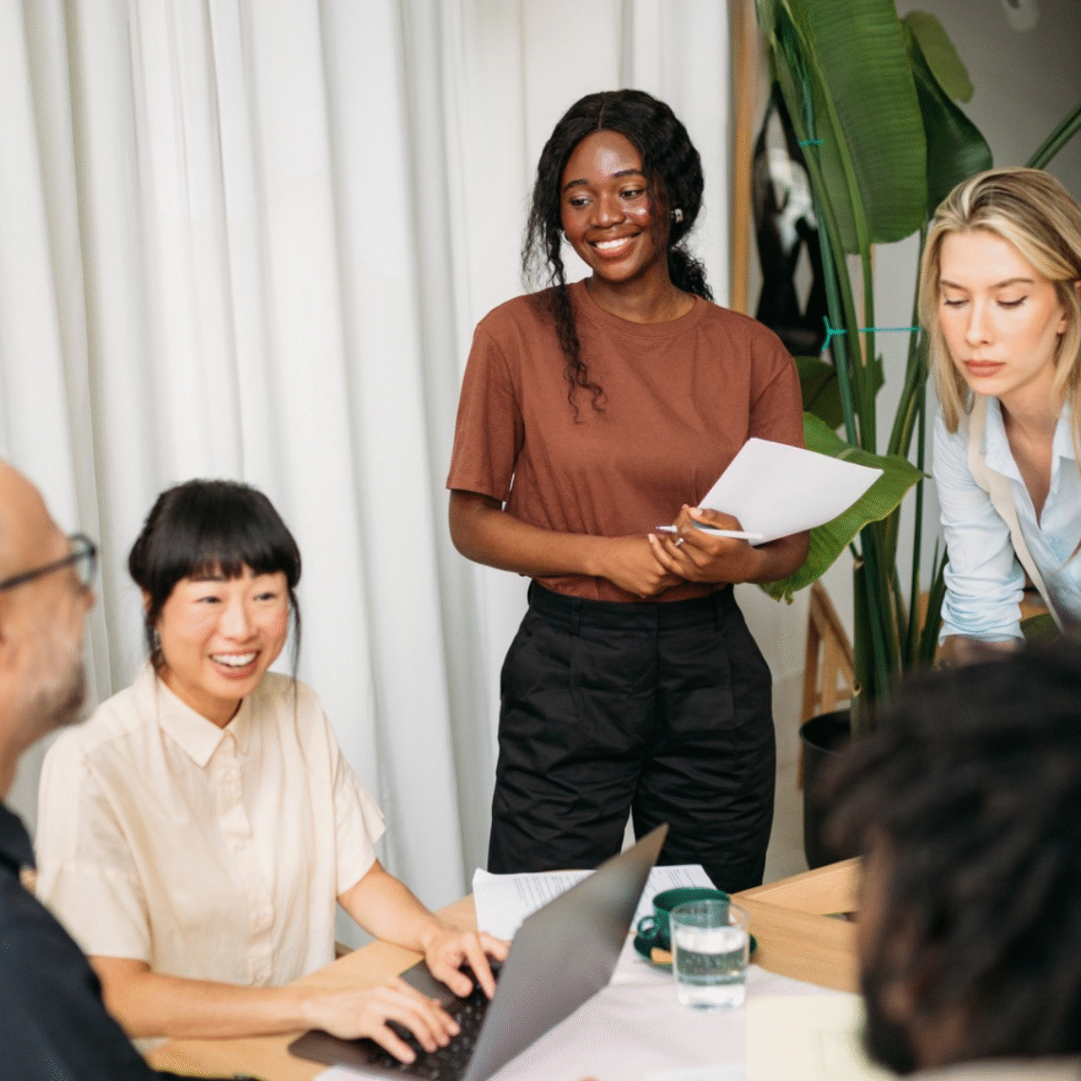 Team working together